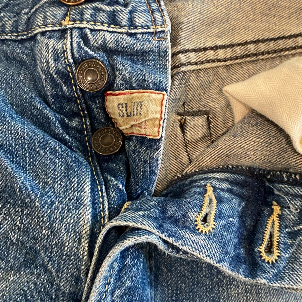 RALPH LAUREN PATCHWORK JEANS - Picture 5 of 12